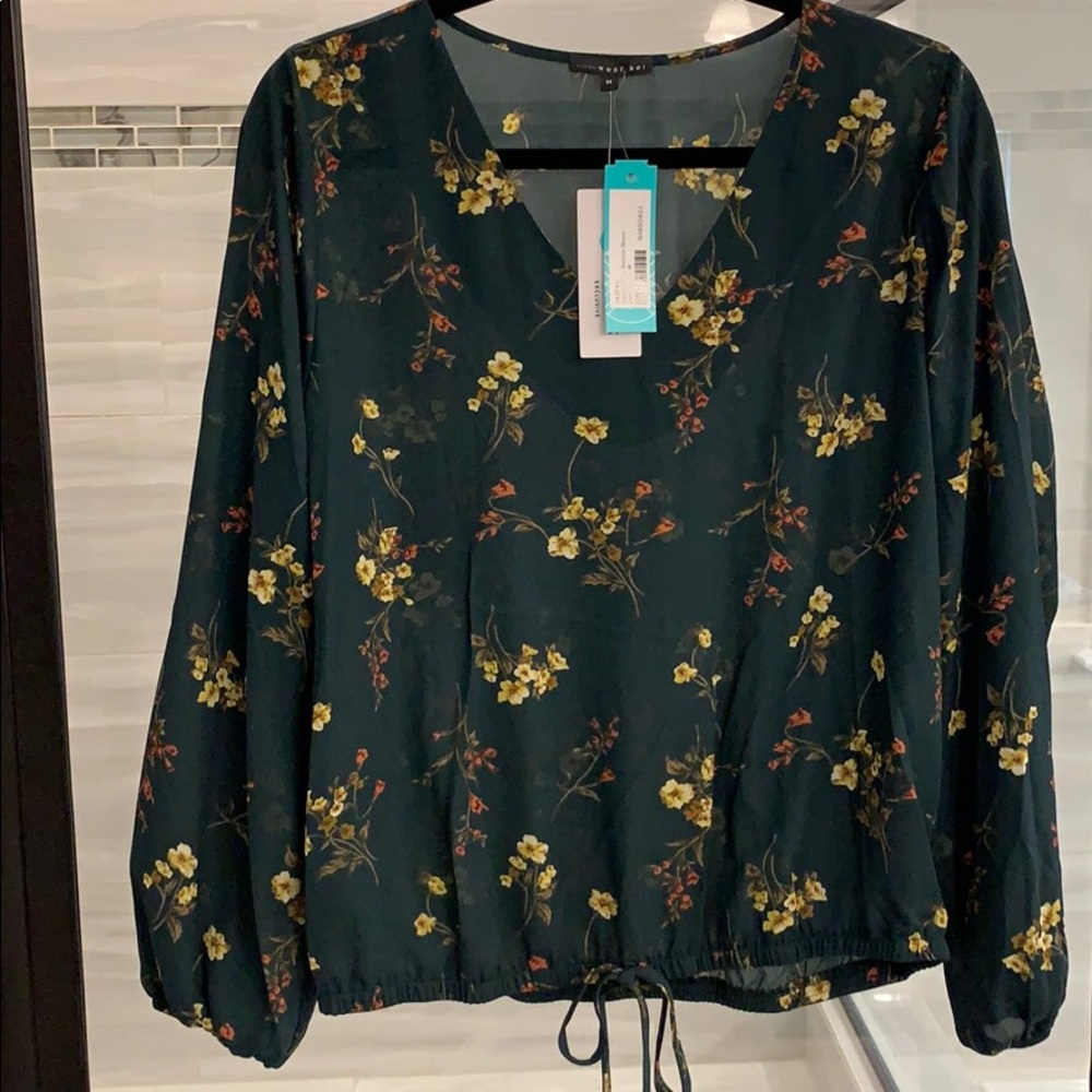 Stitch Fix West kei ceana elastic bottom blouse